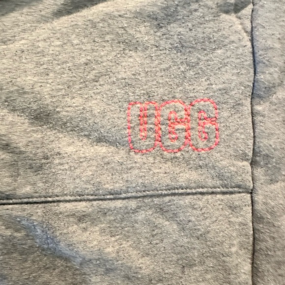 UGG Gray Joggers Set W/Orange Embroidered Logo (Hoodie&Joggers) 2pc. - Picture 8 of 9